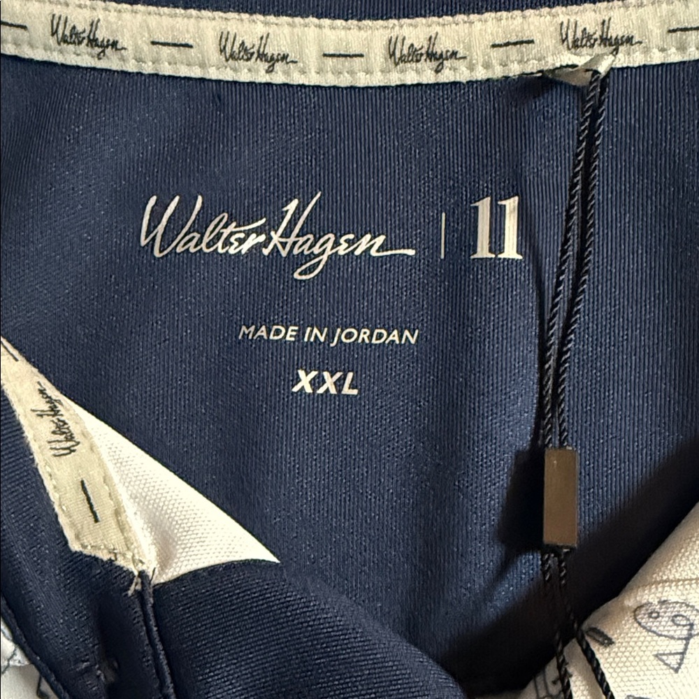 Walter Hagen Perfect 11 Mens XXL Dad Day Golf Polo Shirt Crisp White MGA11453 - Picture 2 of 8